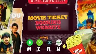 Movie Ticket Booking Project | Full stack MERN project | React complete project |Real time project