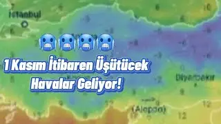 1 Kasım İtibaren Sıcaklıklar Düşüyor Ve Üşütecek Havalar Geliyor🥶