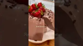 2 INGREDIENTES o mas 😱postre de chocolate 🍫 #recetas #postresdeliciosos #sobremesa