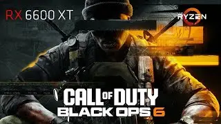 Call of duty Black ops 6 Benchmark test ryzen 7700X rx 6600Xt
