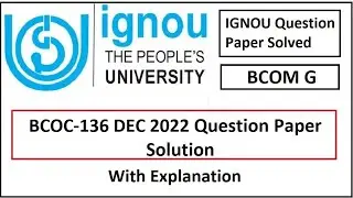BCOC-136 DECEMBER 2022 SOLVED QUESTION PAPER
