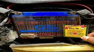 Tips Memperbaiki Aki Basah dengan Menggunakan Puyer 16. 1000% manjur! #bengkelvlog 25 #battery #aki