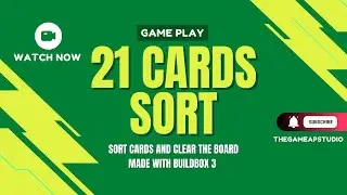 Solitaire 21 Card Sort Mobile Puzzle Game For iOS and Android