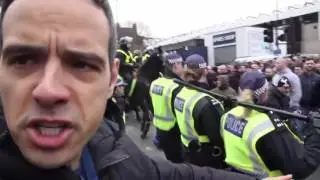 New footage emerges of Spurs fans fighting police before Arsenal derby