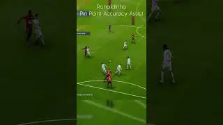 Gareth Bale Goal & Ronaldinho Pin Point Accuracy Assist PES 2021 #shorts
