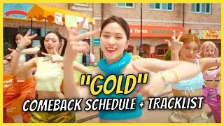 ITZY GOLD Comeback Schedule