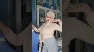 Hijabers cantik montok goyang, bikin sange 🤤#cantik #cewek #hijab #hijabstyle #shorts