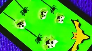 DIY: Halloween. Postcard with a secret for Halloween.