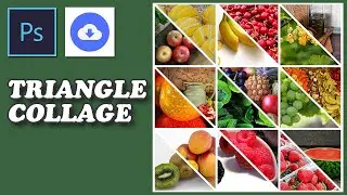 How To Make Triangles Photo Collage in Photoshop