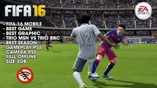 FIFA 16 MOD EA SPORTS FC 24 ANDROID OFFLINE GAMEPLAY - BEST FOOTBALL GAME MOBILE