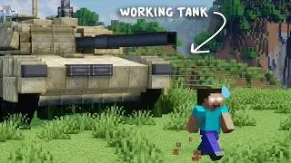 Minecraft “Horror” Mods vs Working Tank