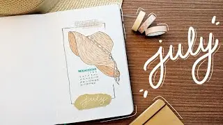JULY 2021 | Plan with me | Bullet Journal Monthly Setup - Sunhats