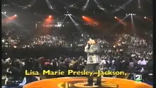 Fragmento, Michael Jackson en el tributo a Elvis (1994)