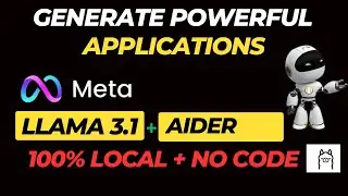 Llama3.1 + Aider +Ollama: Easily Create Full-Stack Apps without Writing Code| Fully local #ai #llm