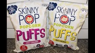 Skinny Pop Popcorn Puffs: Sweet Cinnamon and White Cheddar Review