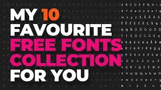 Amazing Free Fonts for Designers 2020 | 10 Great Free Fonts | Professional free fonts for designers
