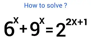 A Nice Math Problem • X=?