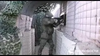 Members of the Russian peacekeeping  in Nagorno-Karabakh have checked the combat readiness.