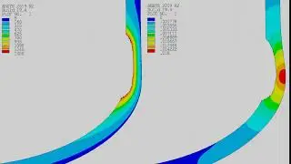 Experience gained from numerical analysis of RPV in conditions of core melting accident