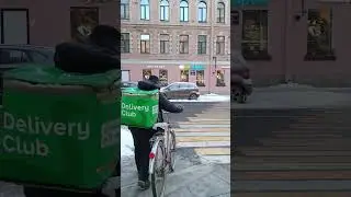 Петербург/промëрзшая Петроградка/Большой проспект/ -24°С