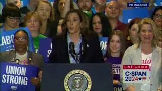 Harris: "You better thank unions for that five day work week."