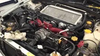 STI swapped Subaru Baja running video