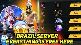 Free Fire Most Luckiest Server In the world 😱Free Diamonds FF 24 K GOLDEN MOOD 😱