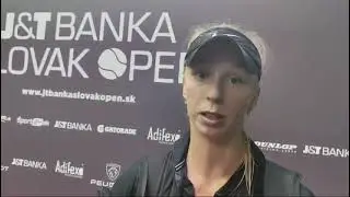 J&T Banka Slovak Open 2024 - Rozhovor s Ninou Vargovou