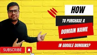 How To Purchase A Domain Name In Google Domains? Tutorial.