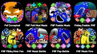 FNF Corrupted Sliced, FNF Pibby Mod, Rap Battle, FNF Music Fire, FNF Pop Battle, Raptime Battle