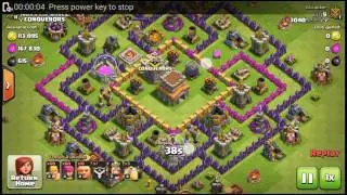 Funny Clash of Clans Defense. (0% damage, 80% troops)