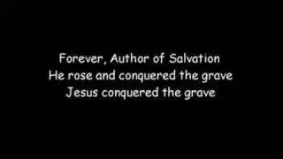 Mighty to Save (with lyrics)