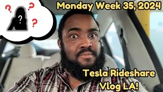 Tesla Rideshare LA Vlog: Unexpected Passenger?!