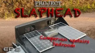 Building an UPSTAIRS BEDROOM on my camper! - Project Slaphead: Part 2