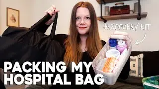 packing my hospital bag + post partum recovery station