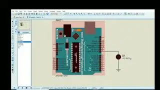 01.Arduino LED blinking using Proteus