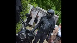 Biker DEATH from Good Omens, Helmet