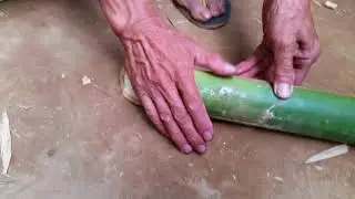 How to Make a Monitor Lizard Trap | My Time in a Jungle Hut - Philippines