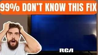 RCA TV Black Screen Fix in Under 5 min