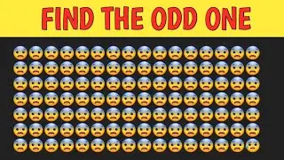 Can You Spot The Odd Emoji? Test Your Skills Now ! | emoji quiz| odd emoji out| find the odd one out