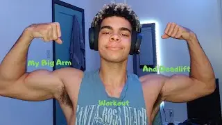 Home Deadlift and Arm Workout - QuarenTeen Bodybuilder