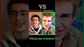 Autotune vs Noautotune #song