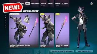 Fortnite NEW Curious Skin Bundle in Fortnite Item Shop (21th April, 2024)