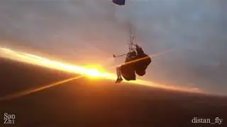 Марина :: Закат на параплане :: Парапланерная школа 