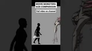 movie monsters size comparison 