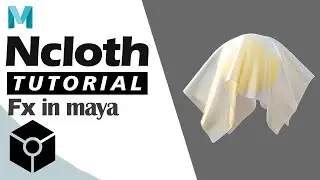 Realistic Cloth Simulation with Maya nCloth FX Tutorial #fx #maya3d #youtube #3d #vfx #cgiart