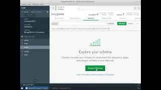 5  Analyze the blog posts collection schema using MongoDB Compass