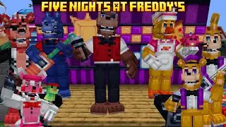 THIS FREDBEARS MINECRAFT FNAF ADDON GOT EVEN BETTER! (Muoxi's Custom FNAF Pizzeria Mod Showcase)