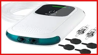KEDSUM Battery Aquarium Air Pump, Rechargeable and Portable Fish Aerator Pump with One/Dual Outlets