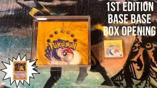 OPENING A BASE SET 1ST EDITION BOX! - Live Pokemon Card Opening